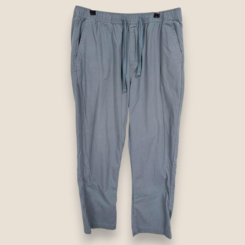 Katin Isaiah Local Pants Men XL Blue Gray Cotton Stretch Drawstring Lounge